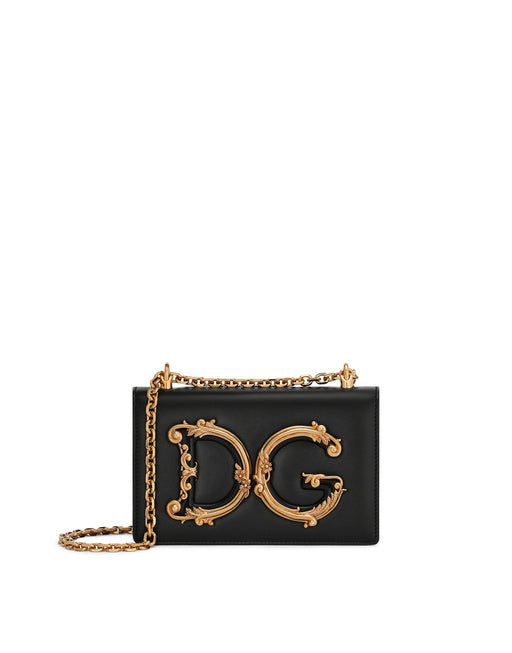 NAPPA LEATHER DG GIRLS SHOULDER BAG