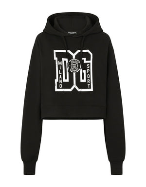 JERSEY HOODIE WITH DG PRINT