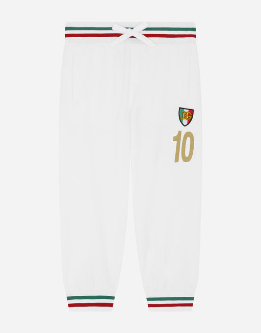 JERSEY JOGGING PANTS WITH ITALY DG LOGO