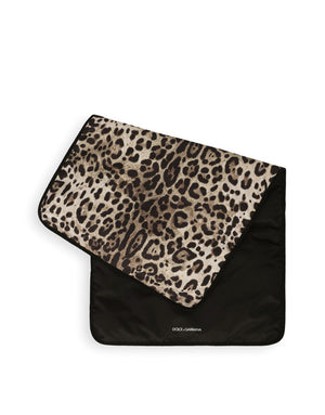 NYLON MAMMA BAG WITH LEOPARD PRINT