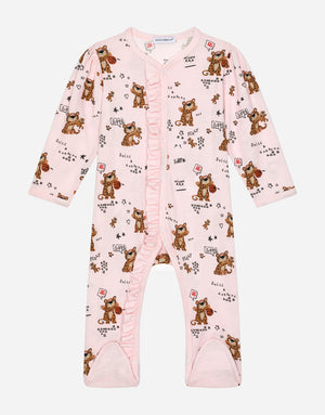 2-PIECE GIFT SET IN BABY LEOPARD-PRINT JERSEY