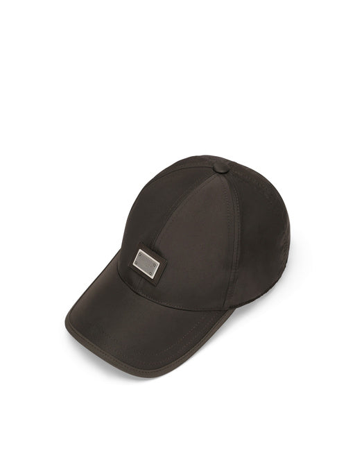 COTTON BASEBALL CAP WITH LOGO TAG