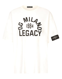 COTTON T-SHIRT WITH LOGO PRINT