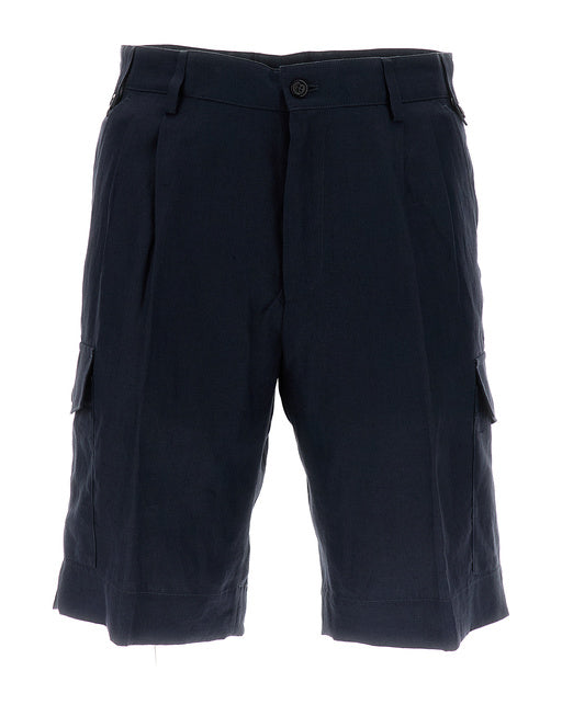 BERMUDA CARGO SHORTS IN LINEN