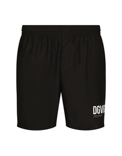 MID-LENGTH SWIM TRUNKS WITH DGVIB3 PRINT AND LOGO