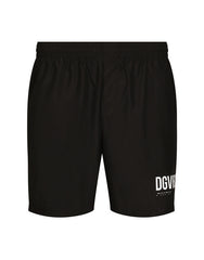 MID-LENGTH SWIM TRUNKS WITH DGVIB3 PRINT AND LOGO