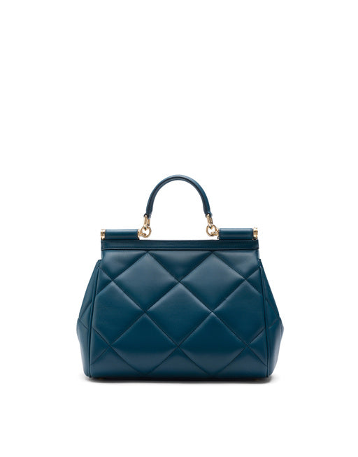 MEDIUM SICILY BAG IN QUILTED ARIA CALFSKIN