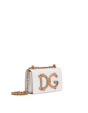 CALFSKIN DG GIRLS PHONE BAG