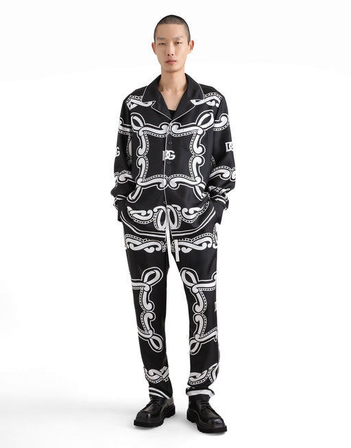 SILK VANITY SHIRT WITH BANDANNA PRINT