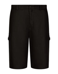 LINEN CARGO SHORTS WITH TAG