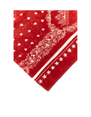 DOLCE & GABBANA SCARF IN TWO-TONED COTTON