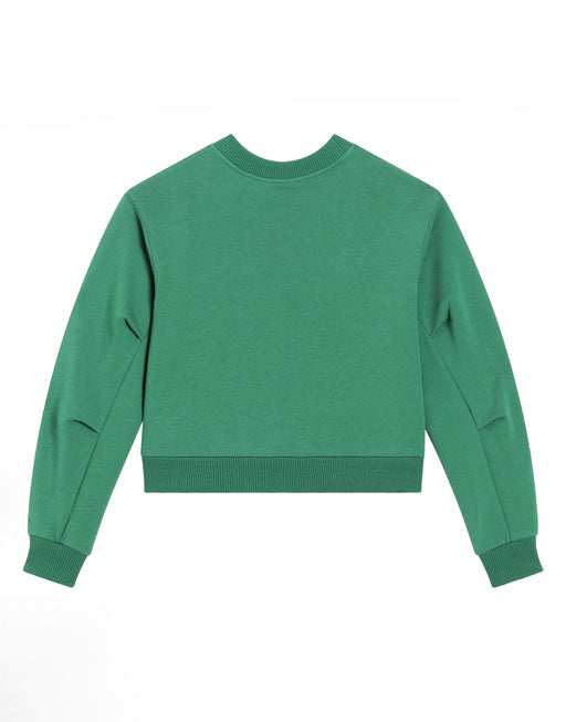 ROUND-NECK SWEATSHIRT WITH FLOWER AND DG LOGO