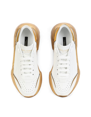 DAYMASTER SNEAKERS IN NAPPA LEATHER WITH MIRRORED BOTTOM