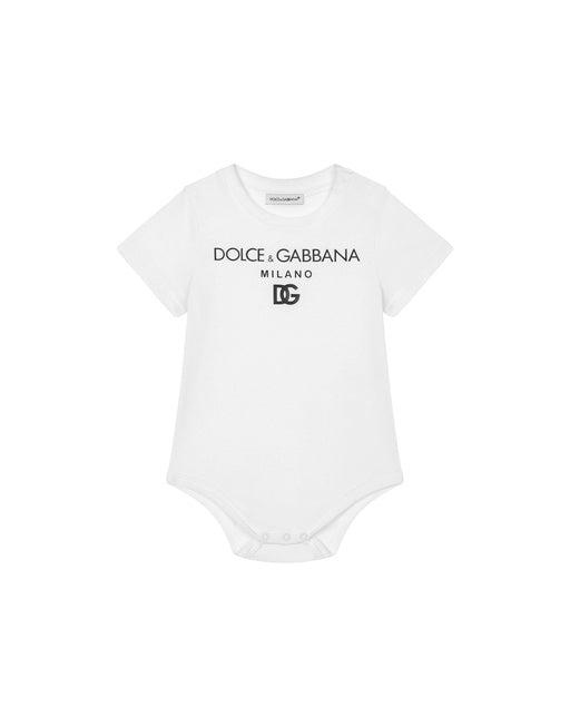 2-BABYGROW GIFT SET IN LOGO-PRINT JERSEY