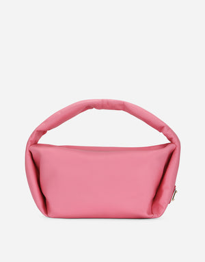 SMALL NAPPA LEATHER SOFT BAG WITH BRANDED TAG