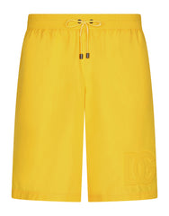 LONG-LEG SWIM TRUNKS WITH EMBOSSED DG LOGO