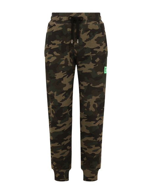 JERSEY JOGGING PANTS WITH CAMOUFLAGE PRINT