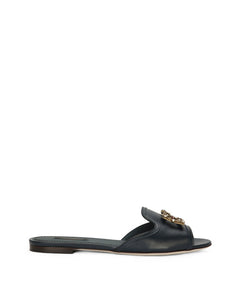 CALFSKIN SLIDERS WITH DG LOGO
