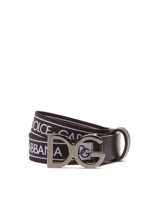 STRETCH TAPE BELT WITH LOGO