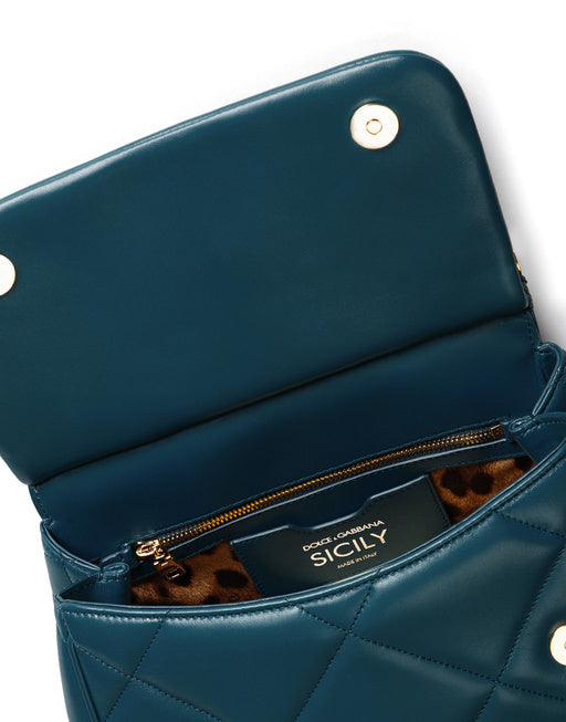 MEDIUM SICILY BAG IN QUILTED ARIA CALFSKIN