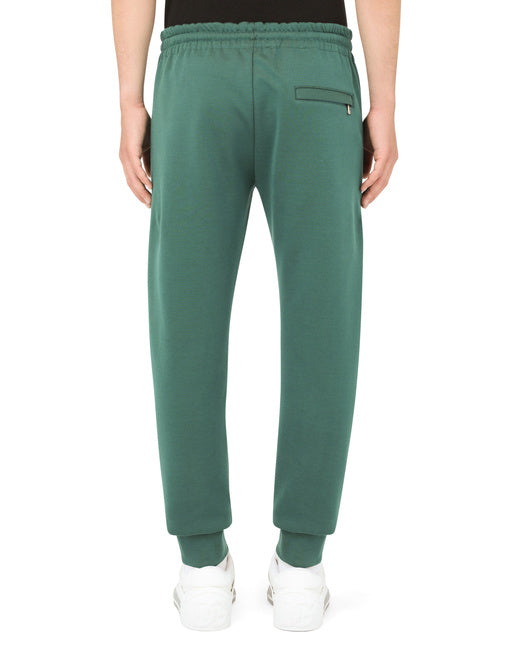 JERSEY JOGGING PANTS WITH EMBROIDERY