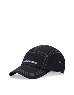 COTTON BASEBALL CAP WITH DOLCE&GABBANA LOGO