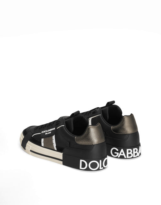 CALFSKIN 2.ZERO CUSTOM SNEAKERS WITH CONTRASTING DETAILS