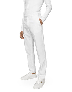 COTTON GABARDINE PANTS