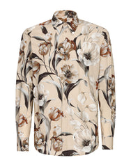 TULIP-PRINT POPLIN MARTINI SHIRT