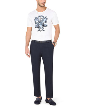 STRETCH COTTON PANTS