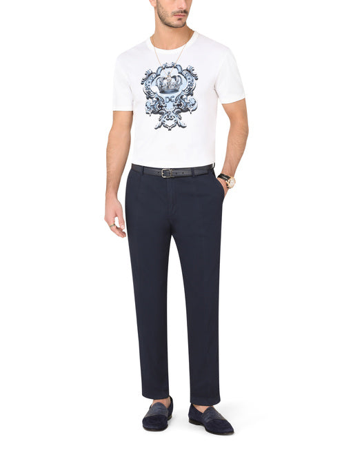 STRETCH COTTON PANTS