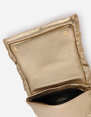 MEDIUM FOILED CALFSKIN DEVOTION SOFT BAG