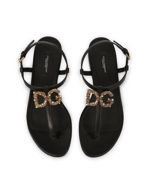 WOMEN'S BROWN LEATHER SANDALS