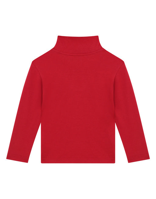 JERSEY TURTLE-NECK WITH DG LOGO EMBROIDERY