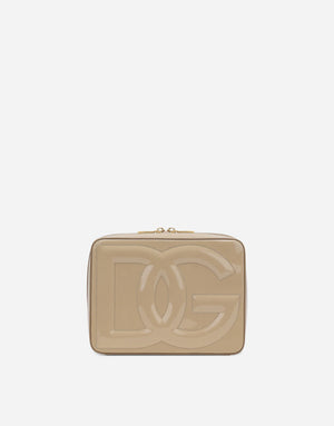 MEDIUM PATENT LEATHER DG LOGO BAG CAMERA BAG