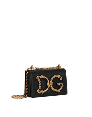 NAPPA LEATHER DG GIRLS SHOULDER BAG
