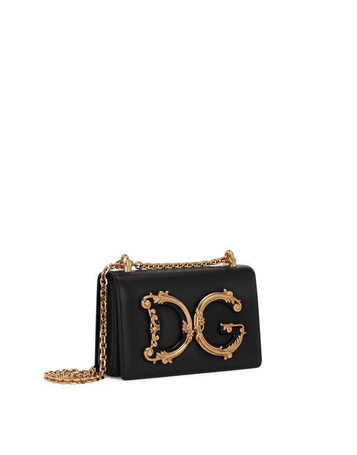 NAPPA LEATHER DG GIRLS SHOULDER BAG