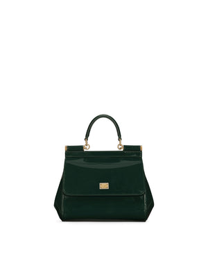 SMALL SICILY HANDBAG IN PATENT LEATHER