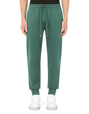 JERSEY JOGGING PANTS WITH EMBROIDERY