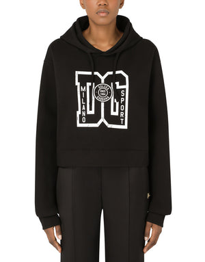 JERSEY HOODIE WITH DG PRINT