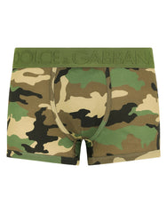 CAMOUFLAGE-PRINT TWO-WAY STRETCH JERSEY BOXERS