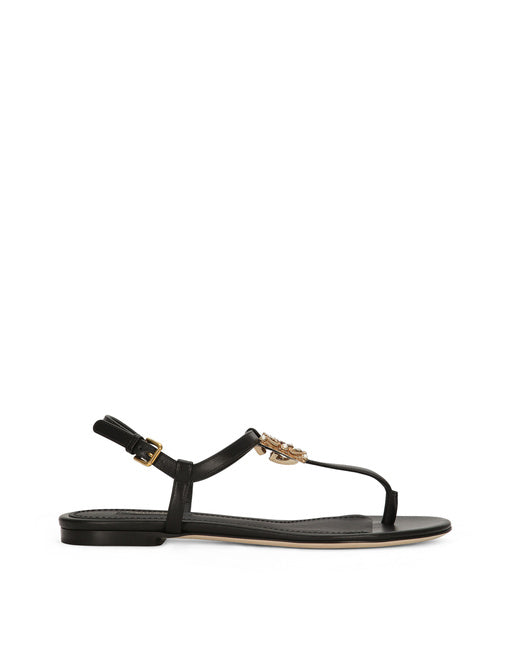 WOMEN'S BROWN LEATHER SANDALS
