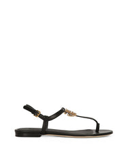 WOMEN'S BROWN LEATHER SANDALS