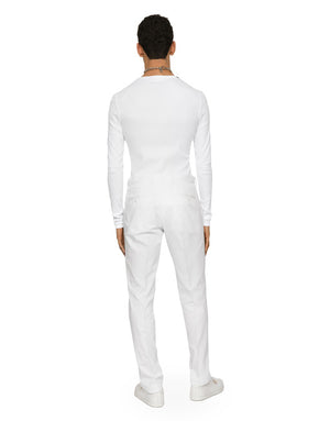 COTTON GABARDINE PANTS