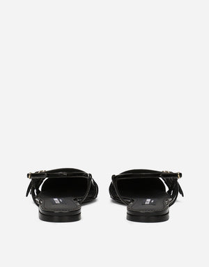 PATENT LEATHER SLINGBACKS
