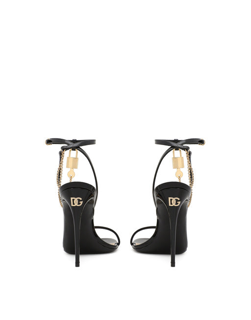 PATENT LEATHER SANDALS