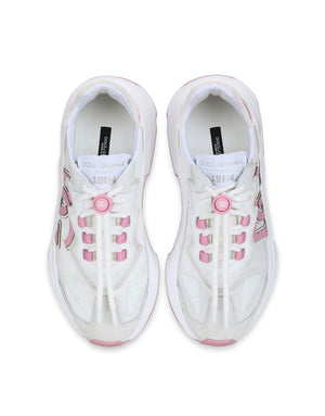 MIXED-MATERIAL DAYMASTER SNEAKERS WITH DG LOGO PATCH