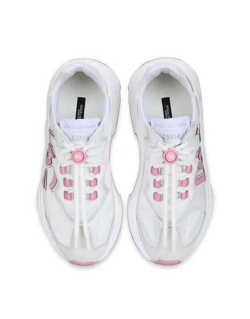 MIXED-MATERIAL DAYMASTER SNEAKERS WITH DG LOGO PATCH