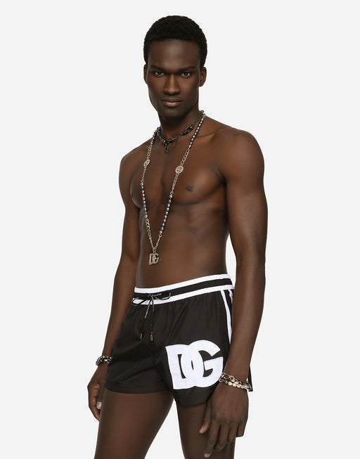 SHORT SWIM TRUNKS WITH DG PATCH