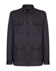 LINEN SAFARI JACKET
